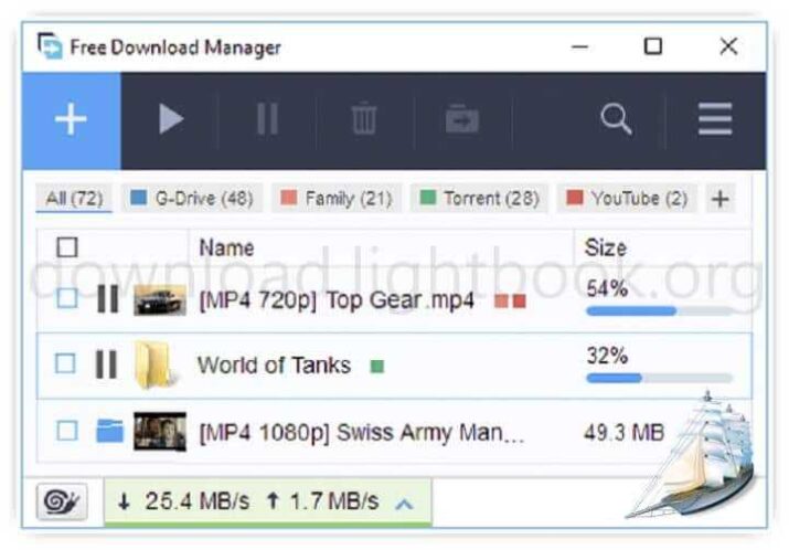 Free Download Manager Télécharger Gratuit pour Windows / Mac