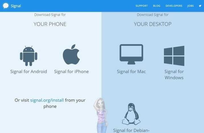 Signal Private Messenger برنامج للمراسلة المشفرة مجانا