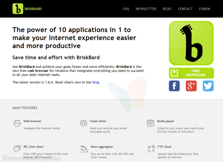 BriskBard All-In-One Browser Free Download 2025 for Windows