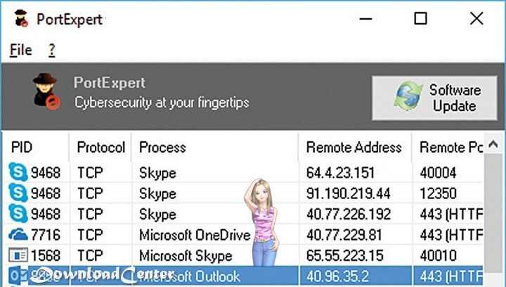 Télécharger PortExpert Identifier Menaces et Moniteur pour PC