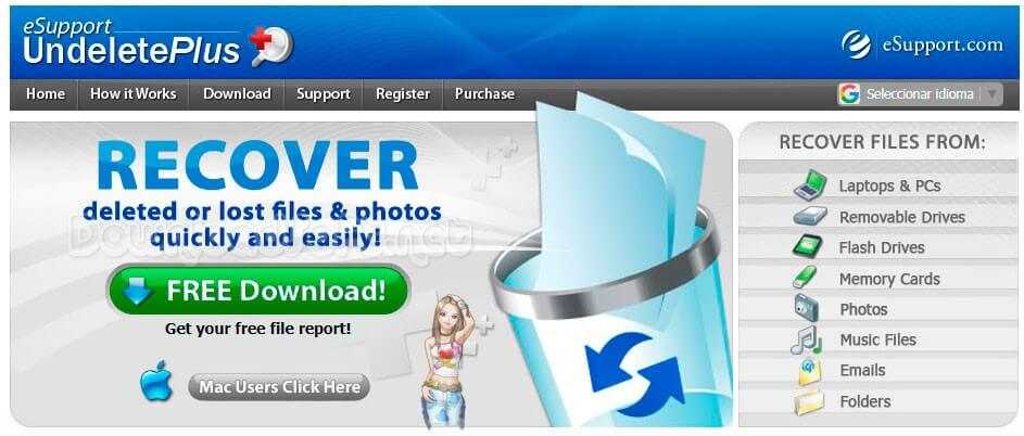 eSupport UndeletePlus Free Recover Deleted Files 2025