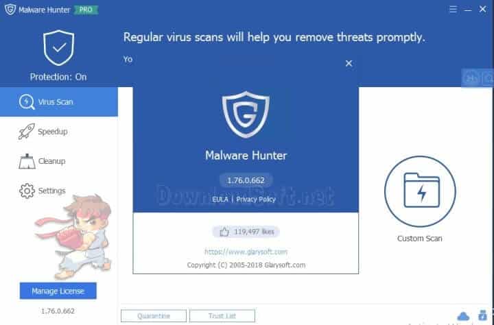 Glarysoft Malware Hunter تحميل برنامج الحماية للكمبيوتر