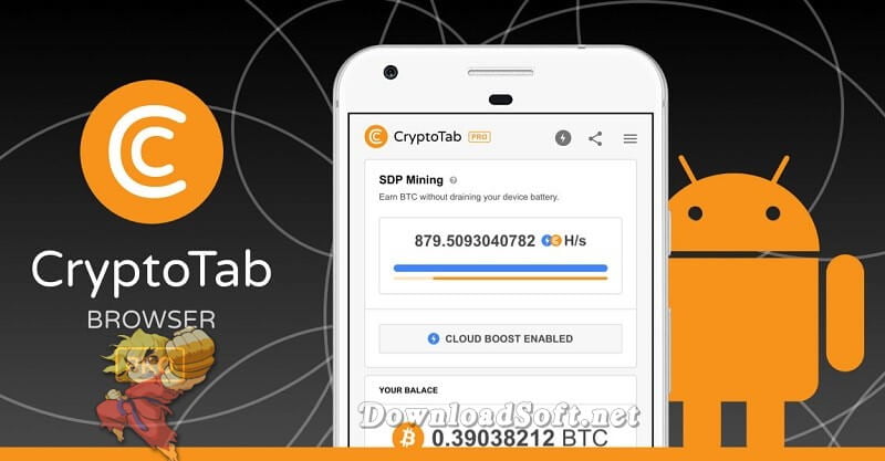 CryptoTab Browser Télécharger Surfer et Gagner en Même Temps