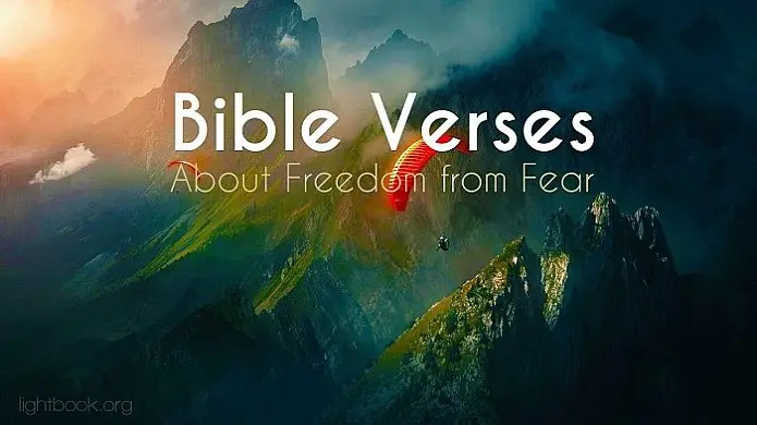 Bible Verses about Freedom from Fear (English-Arabic)