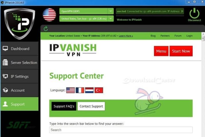 تحميل IPVanish VPN برنامج لإخفاء هويتك وفك حجب المواقع مجانا