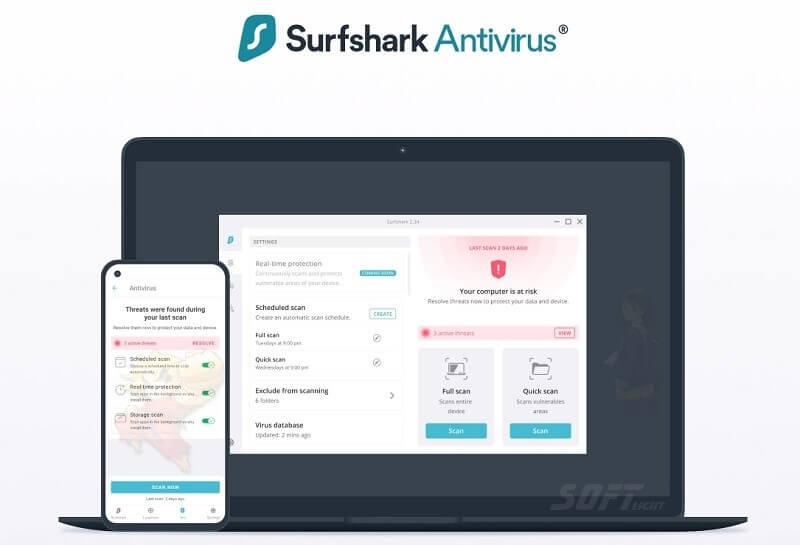 Télécharger Surfshark Antivirus Gratuit 2025 pour PC et Mac